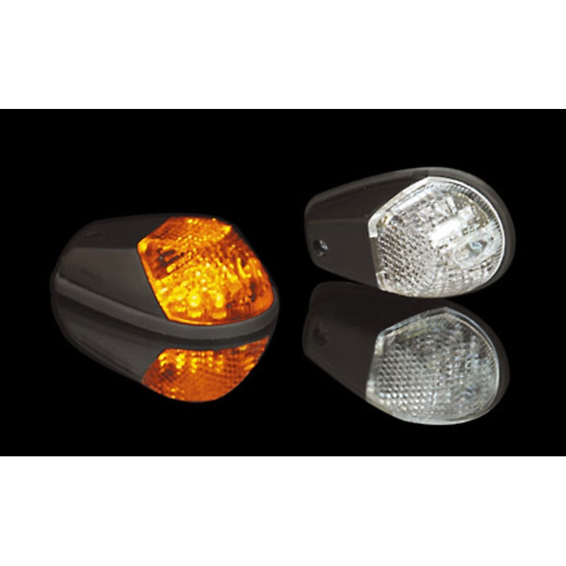 Intermitente para motocicleta Highsider Smart LED negro-transparente