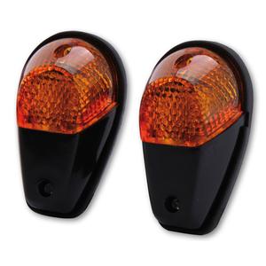 Intermitente moto Highsider Smart 12V/21W negro-naranja