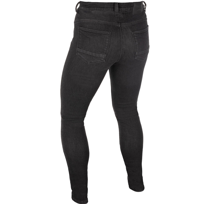 Vaqueros de moto para mujer Oxford Sofia AA Slim jeans negros