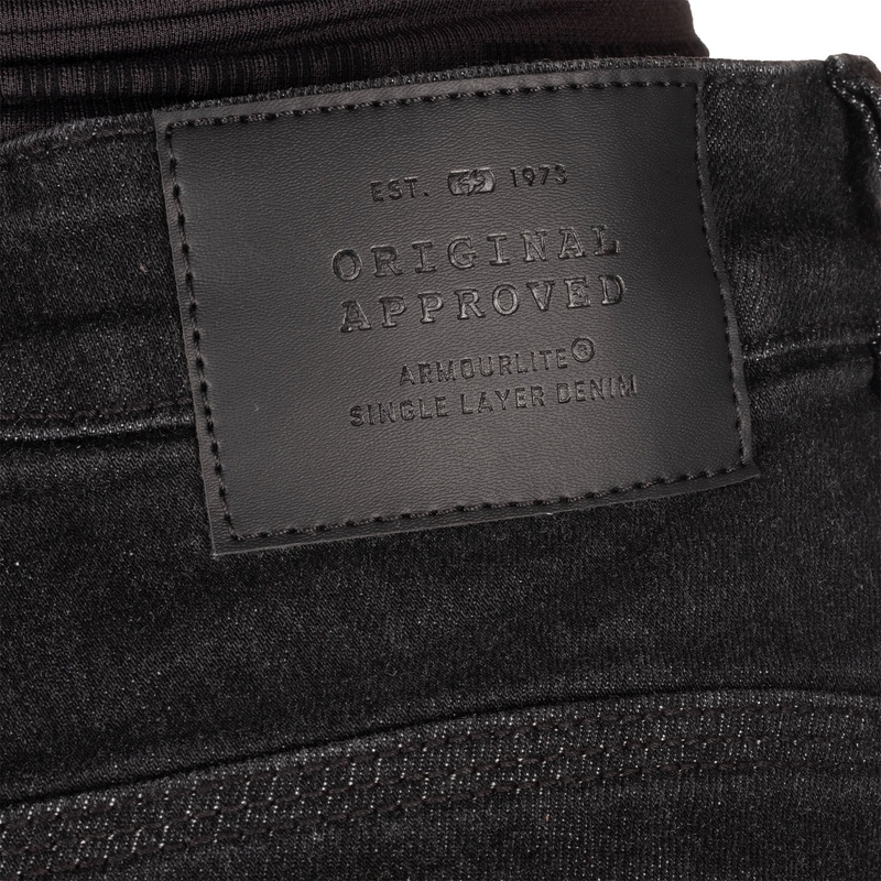 Vaqueros de moto para mujer Oxford Sofia AA Slim jeans negros
