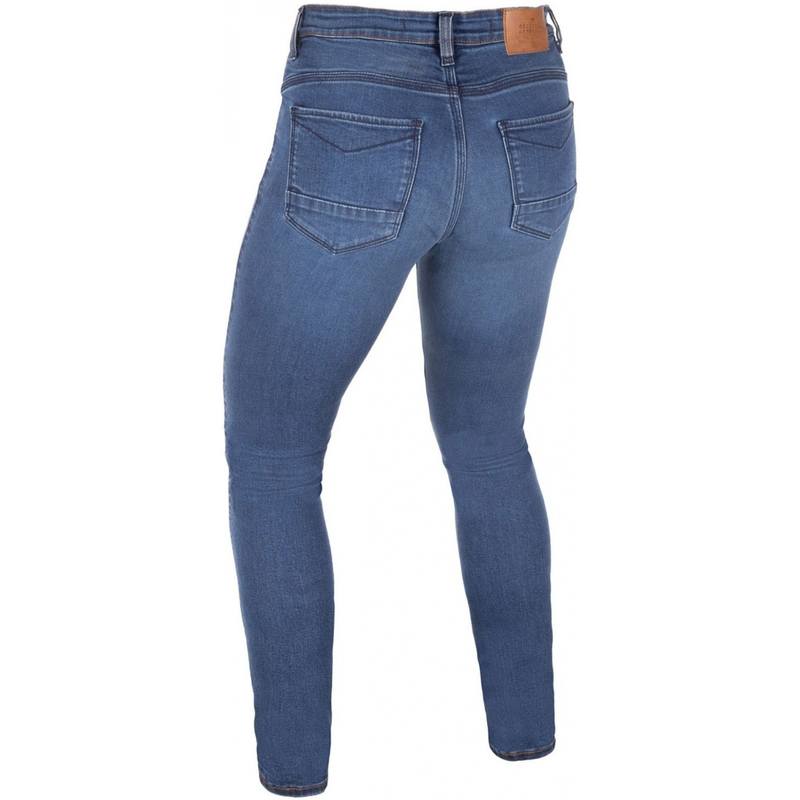 Vaqueros de moto para mujer Oxford Sofia AA vaqueros rectos cortos azules