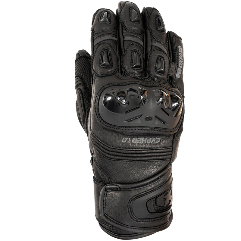 Guantes de moto cortos Oxford Cypher 1.0 negros