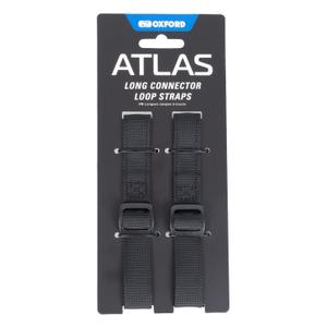 Extensión de correa para equipaje Oxford Atlas negra