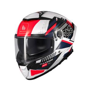 Casco integral de moto MT Thunder 4 SV Luminence azul