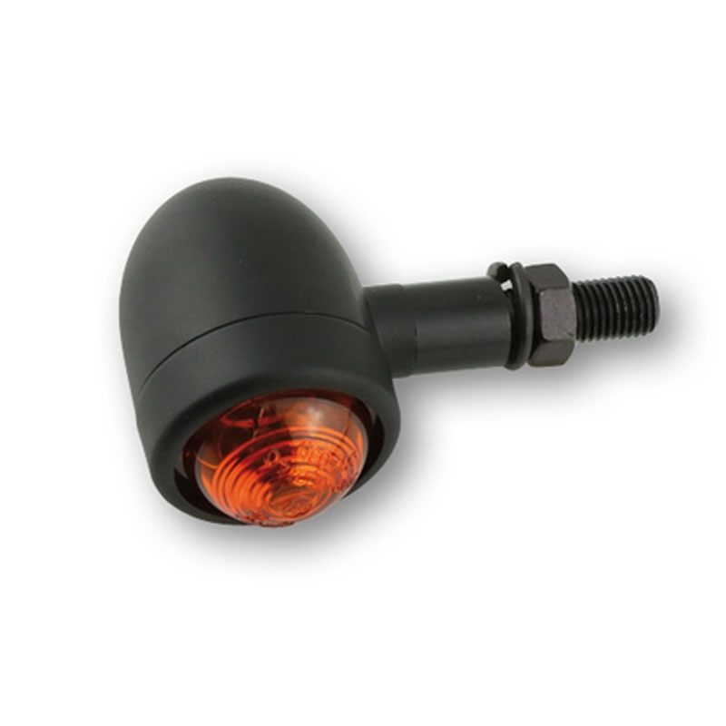 Intermitentes para motocicleta Highsider Smart Old School Type 1 negros
