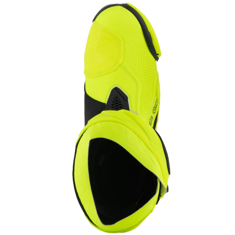 Botas de moto Alpinestars Supertech R amarillo flúor-negro