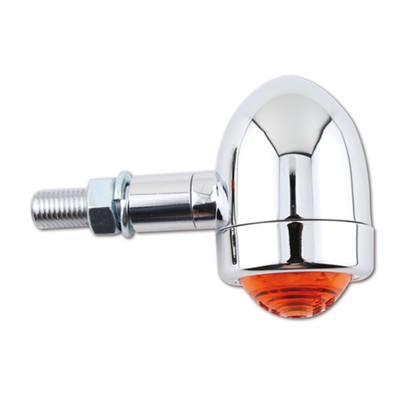 Intermitentes para motocicleta Highsider Smart Old School Type 1 cromados