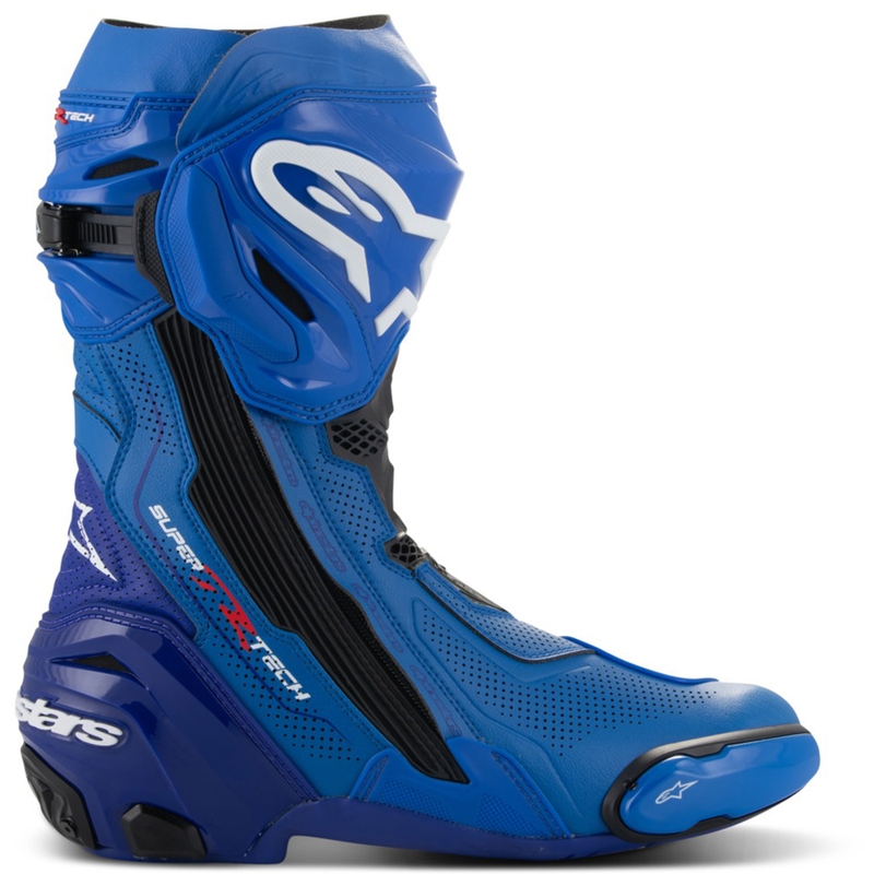 Botas de moto ventiladas Alpinestars Supertech R azul-negro