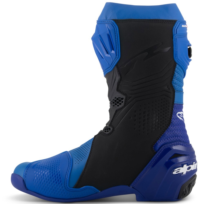 Botas de moto ventiladas Alpinestars Supertech R azul-negro