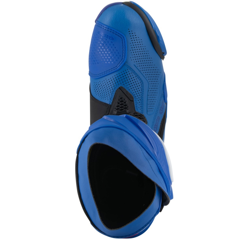 Botas de moto ventiladas Alpinestars Supertech R azul-negro