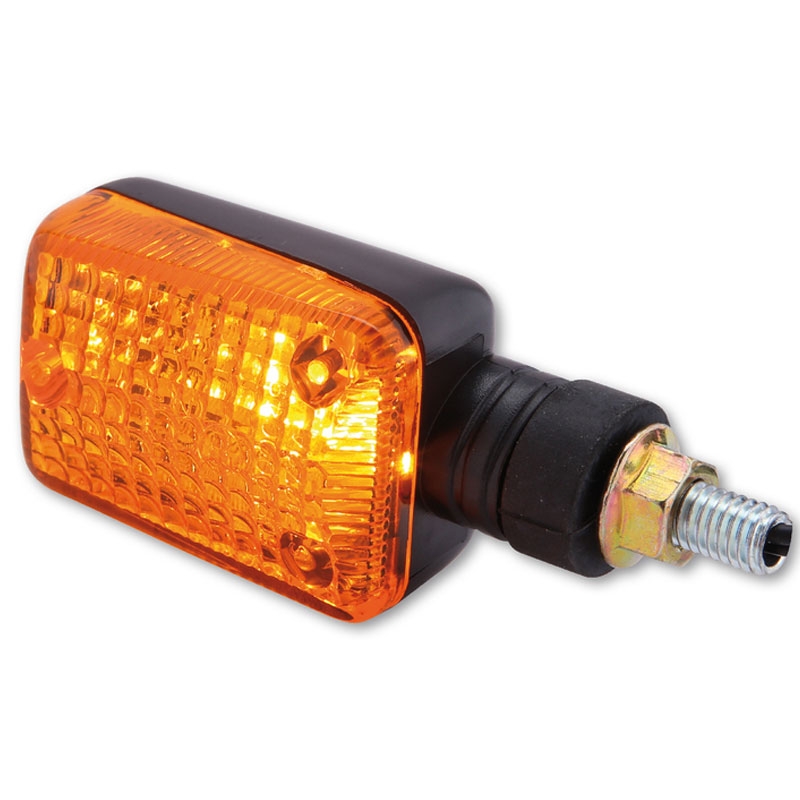 Intermitentes para motocicleta Highsider Smart Mini cortos negros