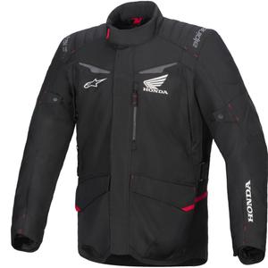 Chaqueta de moto impermeable Alpinestars ST-1 colección Honda negro-rojo