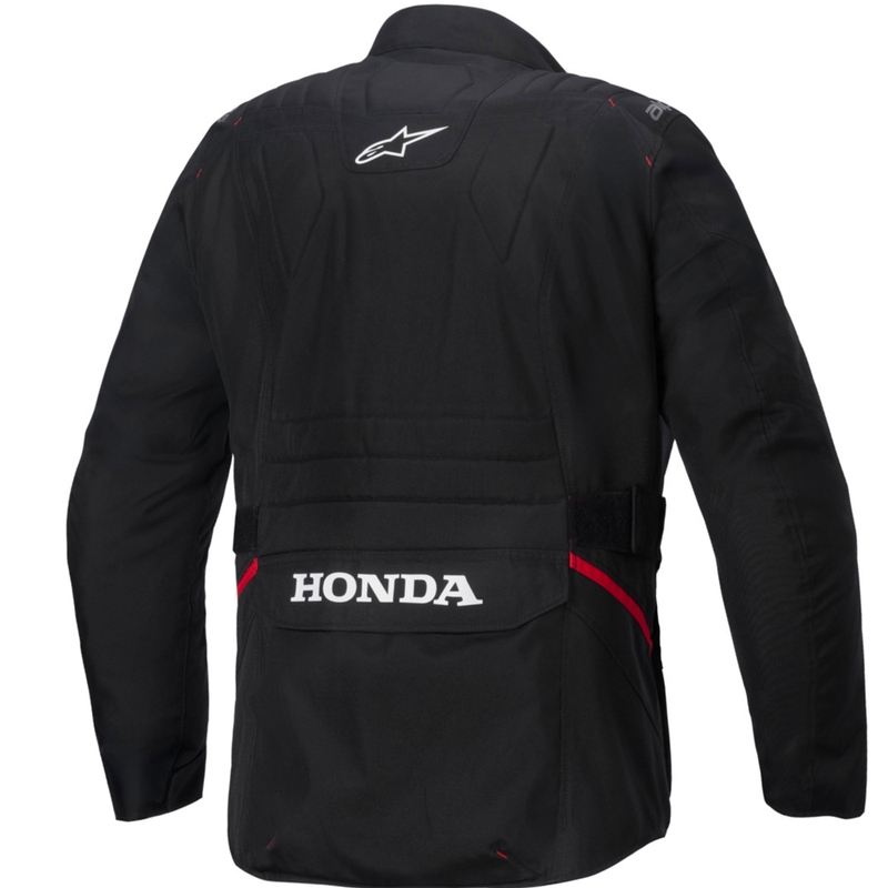 Chaqueta de moto impermeable Alpinestars ST-1 colección Honda negro-rojo