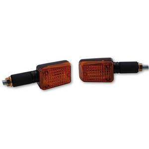 Intermitentes para motocicleta Highsider Smart Mini largos negros