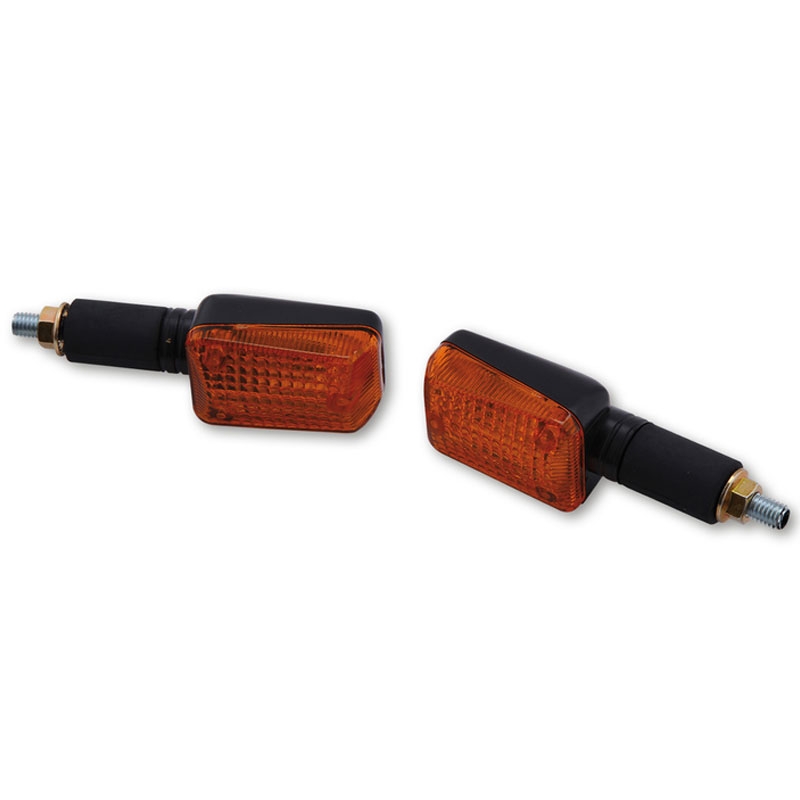 Intermitentes para motocicleta Highsider Smart Mini largos negros