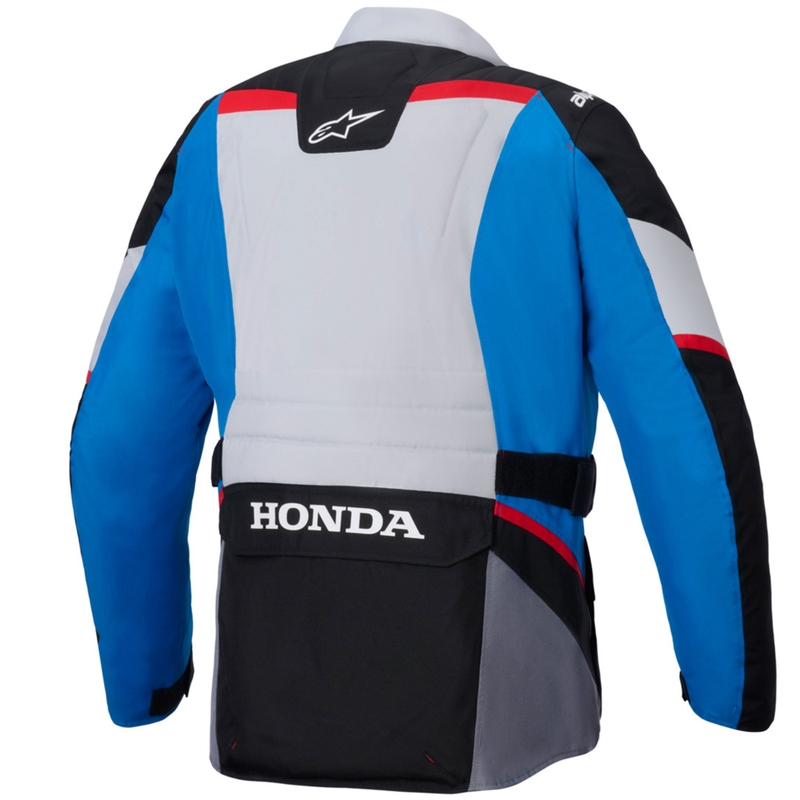 Chaqueta de moto impermeable Alpinestars ST-1 colección Honda gris-azul-negro-rojo