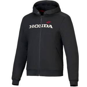 Sudadera deportiva Alpinestars Chrome V3 de la colección Honda en negro, beige y rojo