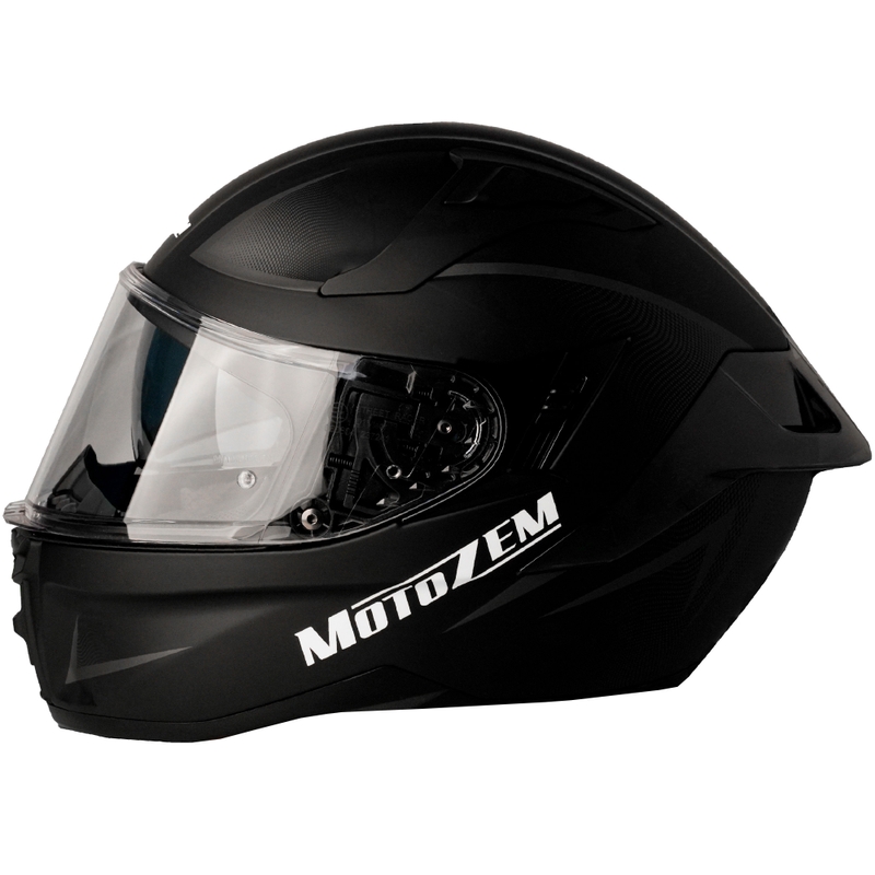 Casco integral de moto Motozem Guardian negro mate - II. calidad