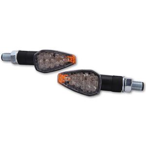 Intermitentes LED para motocicleta Highsider Smart Peak negros