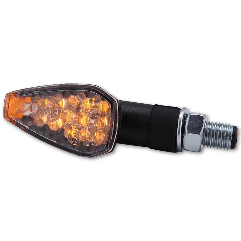 Intermitentes LED para motocicleta Highsider Smart Peak negros