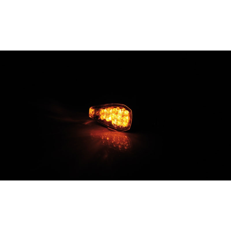 Intermitentes LED para motocicleta Highsider Smart Peak negros