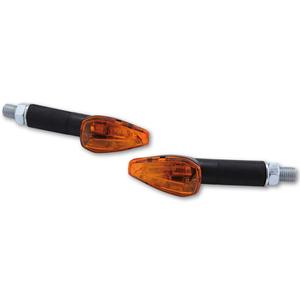 Intermitentes para motocicleta Highsider Smart Peak largos negros