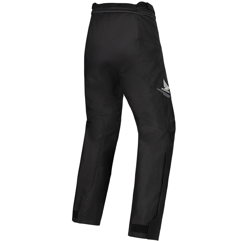 Pantalones de moto impermeables para mujer Alpinestars Stella ST-1 Colección Honda negro-rojo
