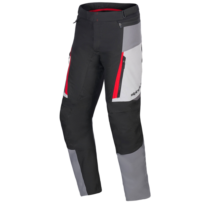 Pantalones de moto impermeables para mujer Alpinestars Stella ST-1 Colección Honda gris-gris oscuro-negro-rojo