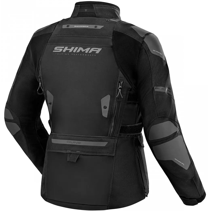 Chaqueta de moto para mujer Shima Dune negra