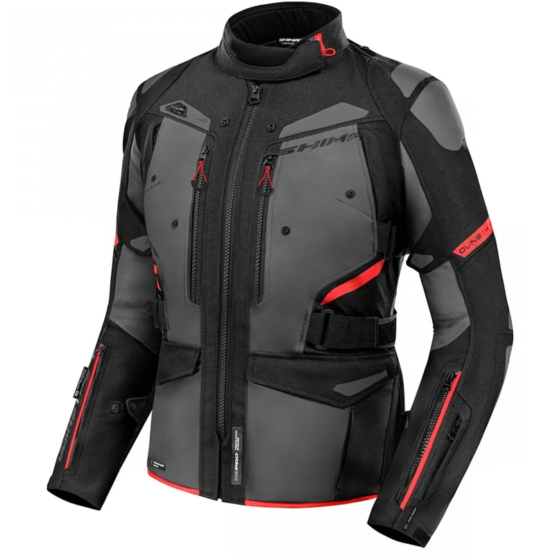 Chaqueta de moto para mujer Shima Dune roja