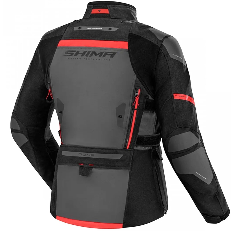 Chaqueta de moto para mujer Shima Dune roja