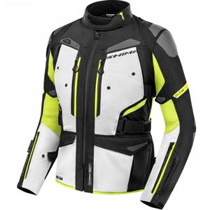 Chaqueta de moto para mujer Shima Dune amarillo flúor