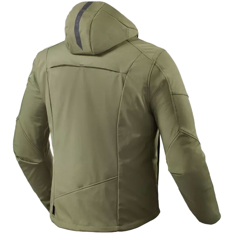 Chaqueta de moto Revit Afterburn H2O verde