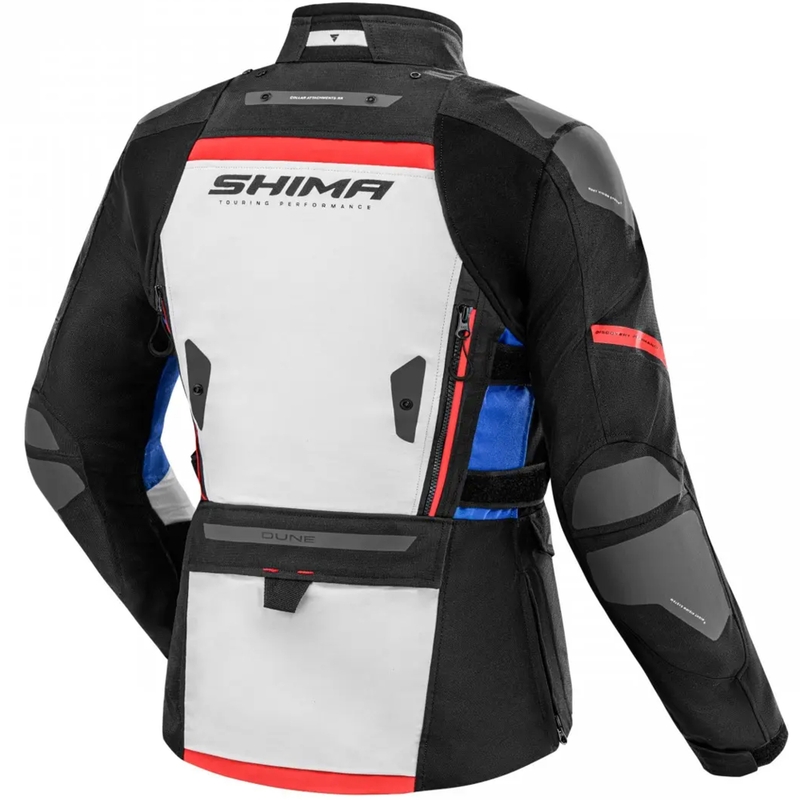 Chaqueta de moto para mujer Shima Dune azul