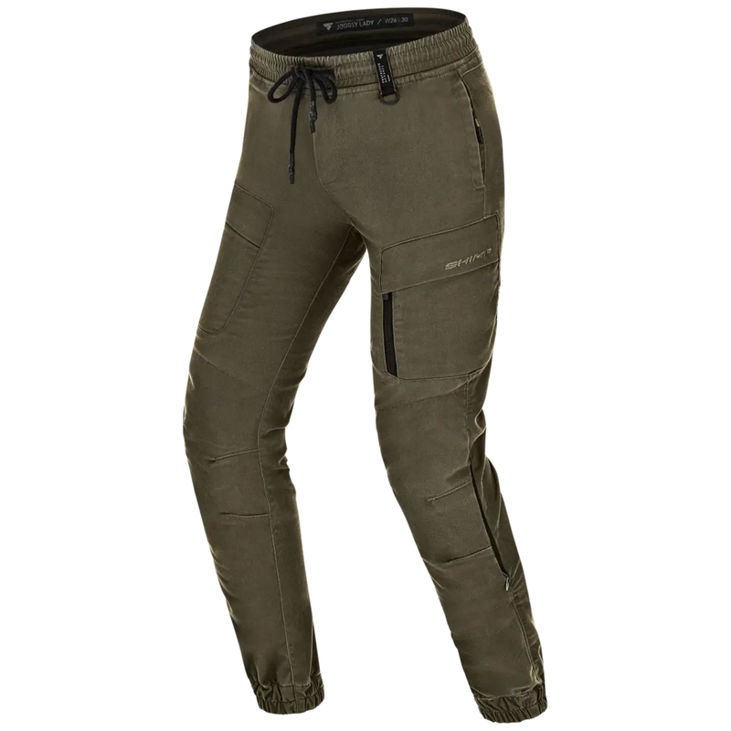 Pantalones moto mujer Shima Joggsy caqui