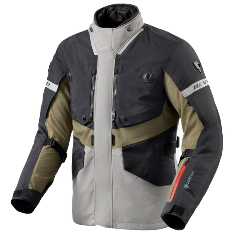 Chaqueta de moto Revit Neptune 3 GTX negro-verde
