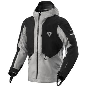 Chaqueta de moto Revit Tectonic H2O negro-gris