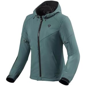 Chaqueta de moto para mujer Revit Afterburn H2O Verde oscuro
