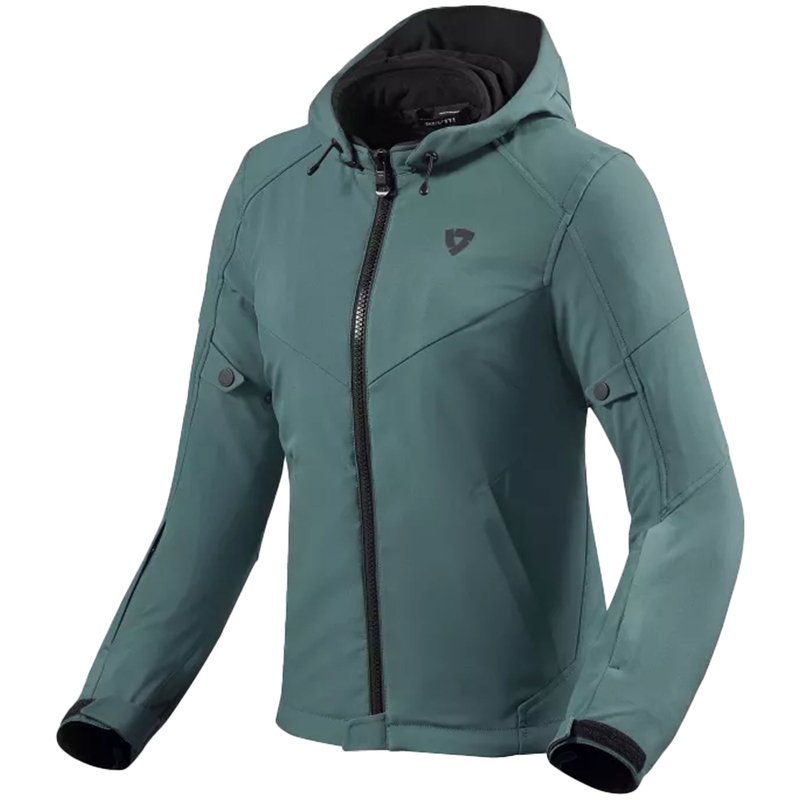 Chaqueta de moto para mujer Revit Afterburn H2O Verde oscuro