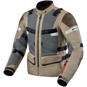 Chaqueta de moto Revit Cayenne 2 marrón-gris