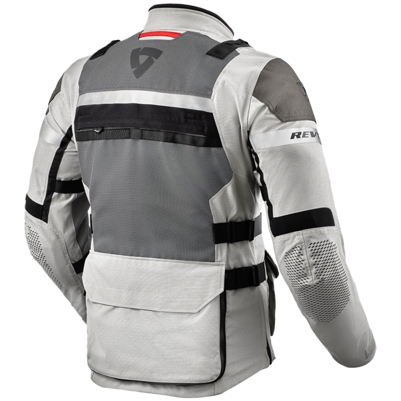 Chaqueta de moto Revit Cayenne 2 plata