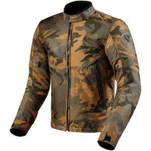 Chaqueta de moto Revit Shade H2O verde camuflaje