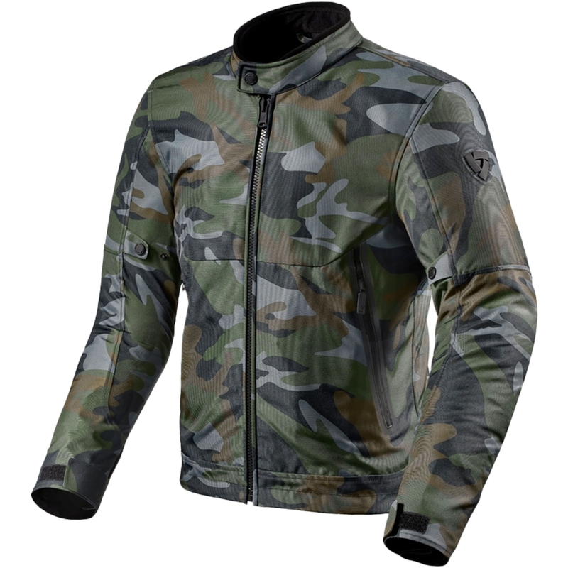 Chaqueta de moto Revit Shade H2O camo