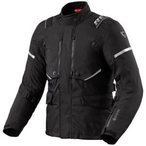 Chaqueta de moto Revit Vertical GTX negro-plata