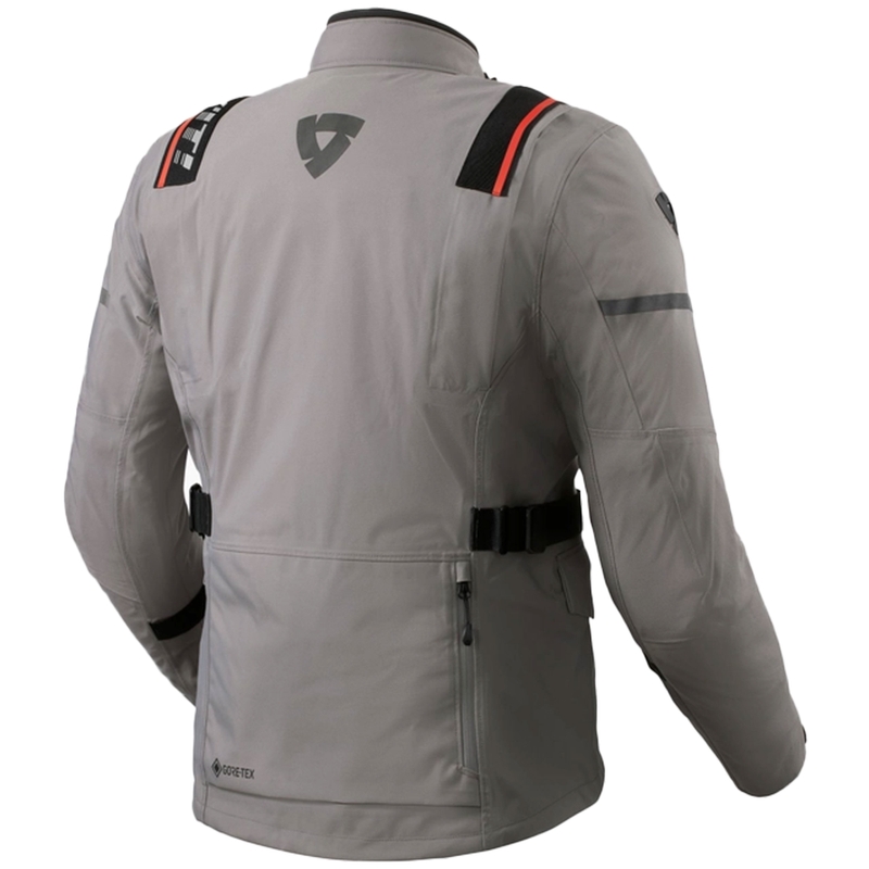 Chaqueta de moto Revit Vertical GTX gris oscuro