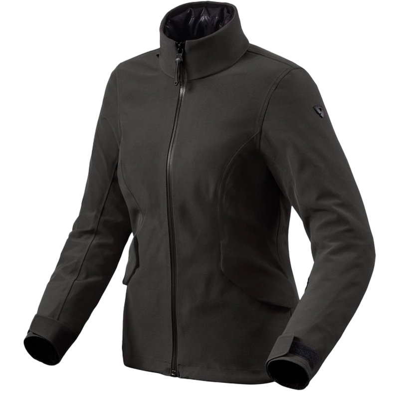 Chaqueta de moto Revit Rosier H2O para mujer, color negro