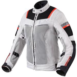 Chaqueta de moto para mujer Revit Tornado 3 Plata y Negro liquidación