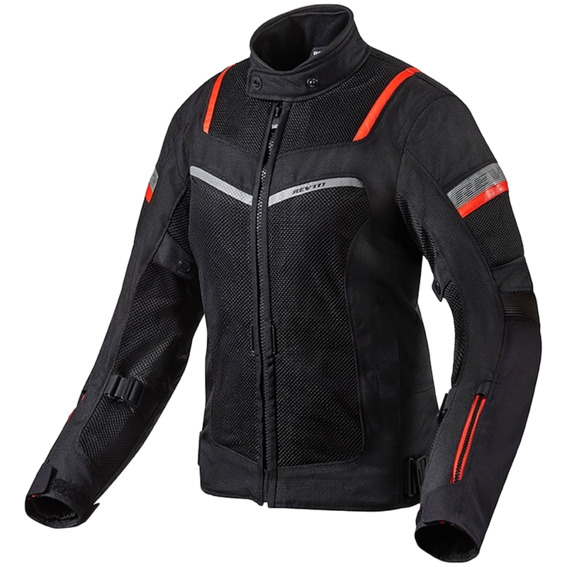 Chaqueta de moto para mujer Revit Tornado 3 Negra liquidación