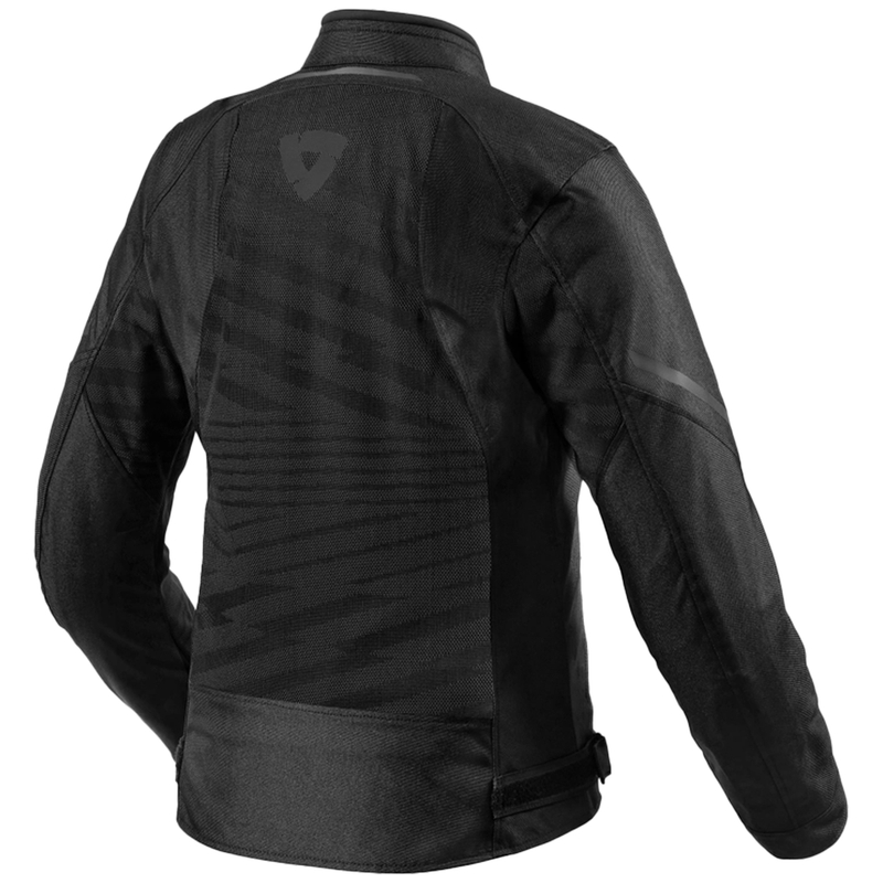 Chaqueta de moto Revit Torque H2O Mujer Negro