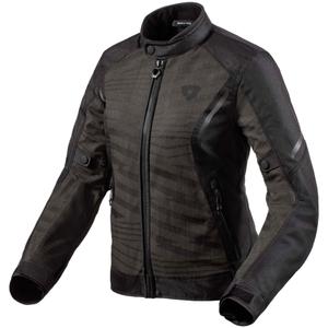 Chaqueta de moto Revit Torque 2 H2O para mujer negro-antracita